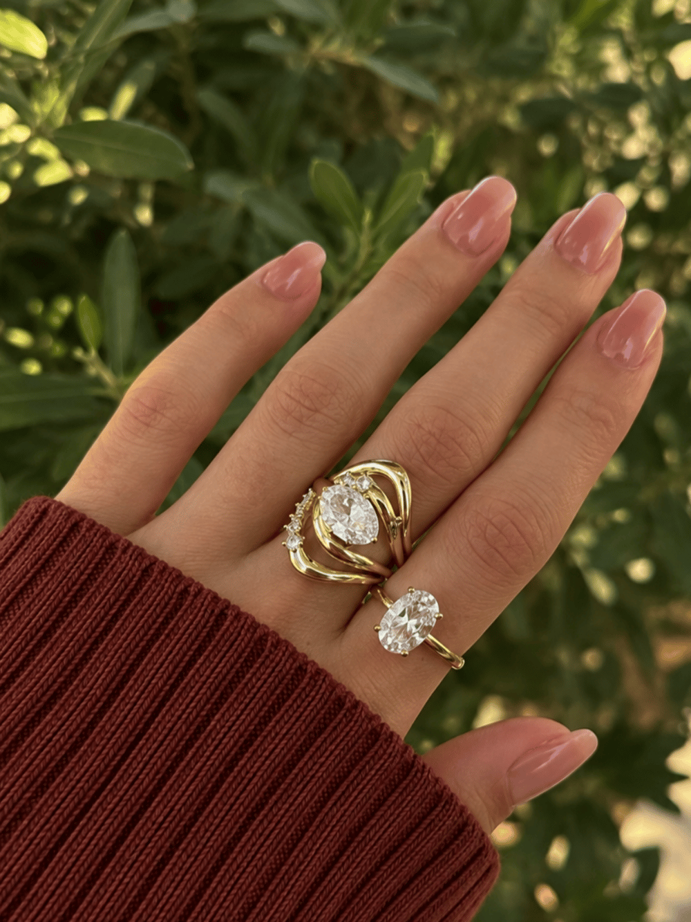 Bellucci Kombin Yüzük (Ayarlanabilir) (14 K Gold Kaplama)