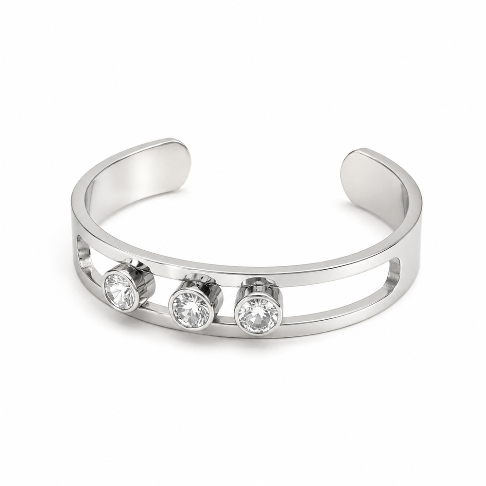 Messika Cuff (Pirinç Kaplama)(Silver)