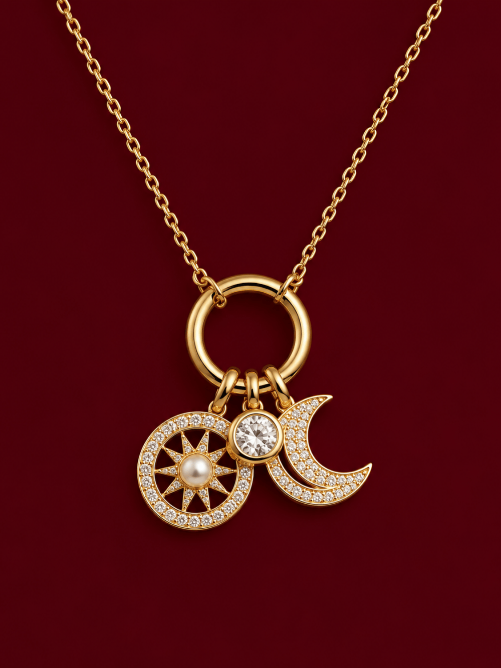 Moonlight Pearl Necklace (Xuping) (45+5 cm)