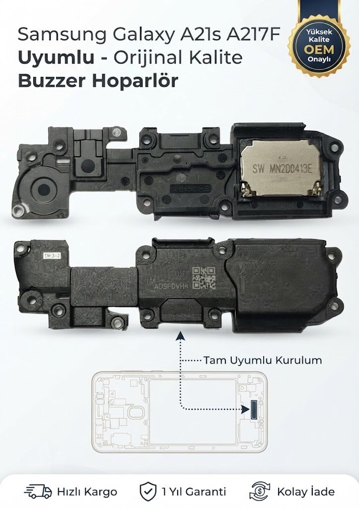 amsung Galaxy A21S A217F İle Uyumlu Buzzer Hoparlör