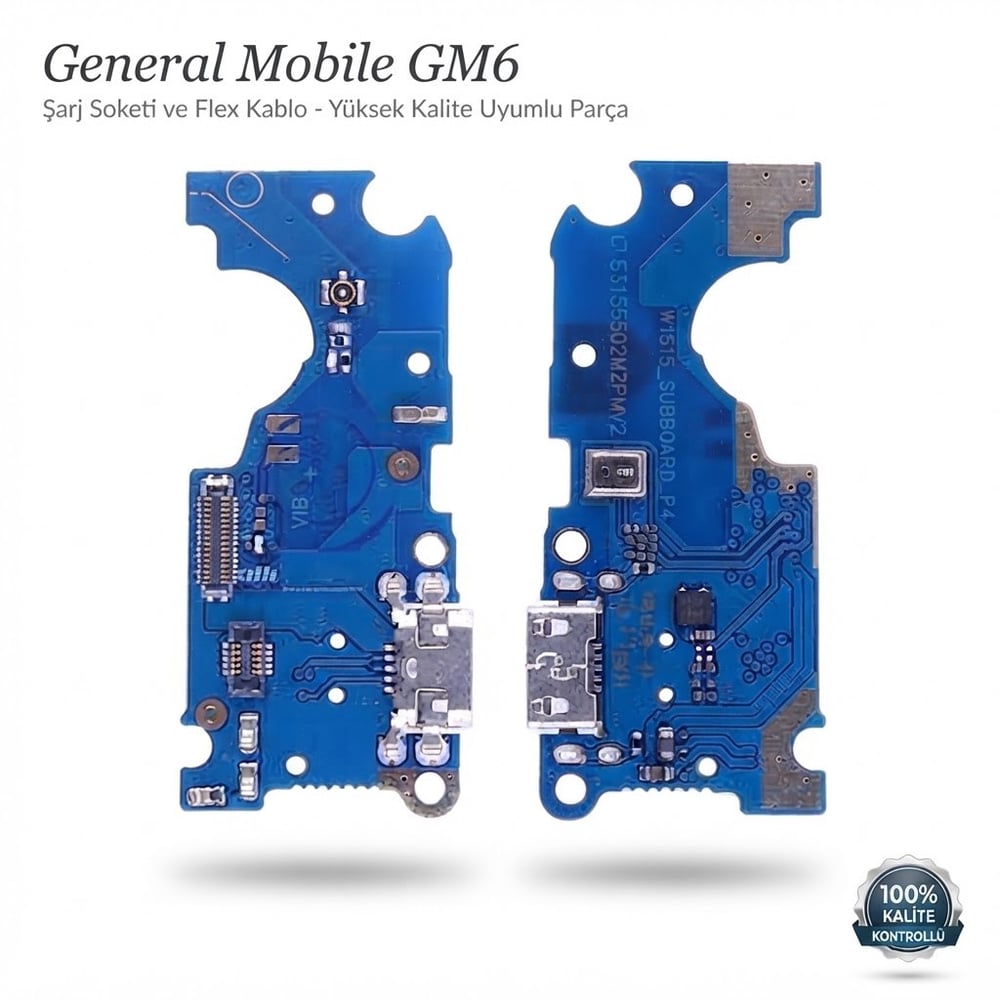 General Mobile Gm6 İle Uyumlu Şarj Soketi