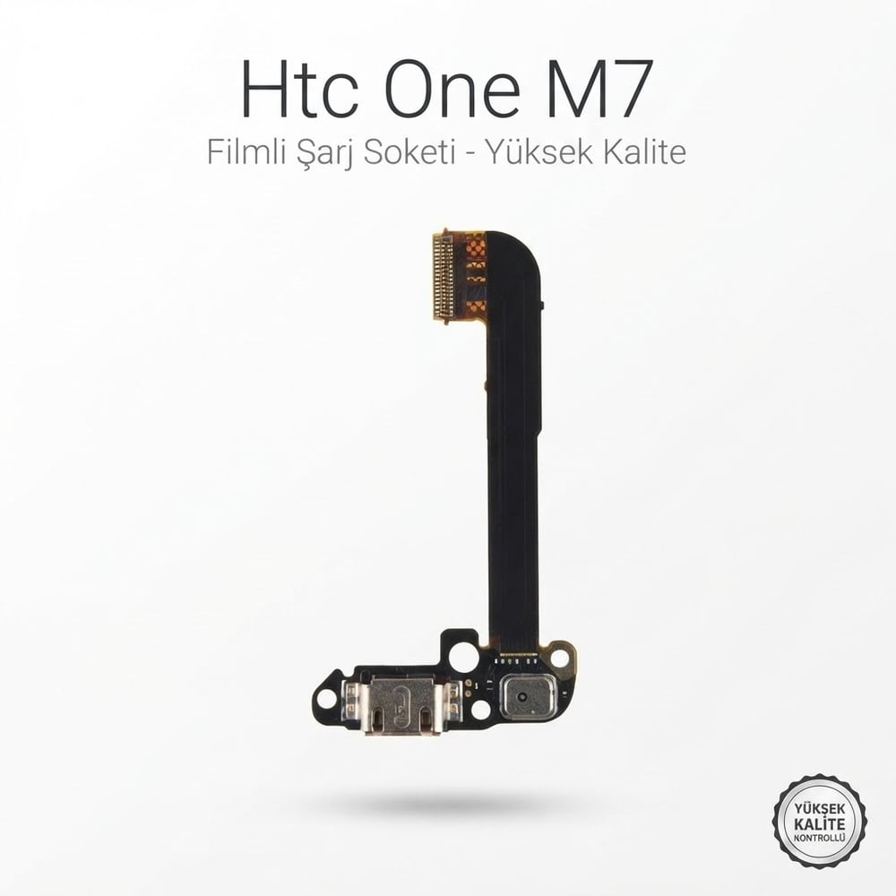 Htc One M7 Uyumlu Filmli Şarj Soketi