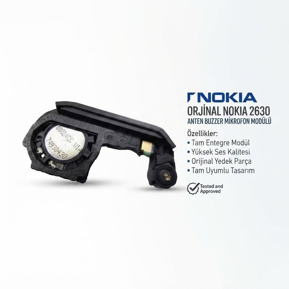 Nokia 2630 Anten Buzzer Hoparlör Mikrofon