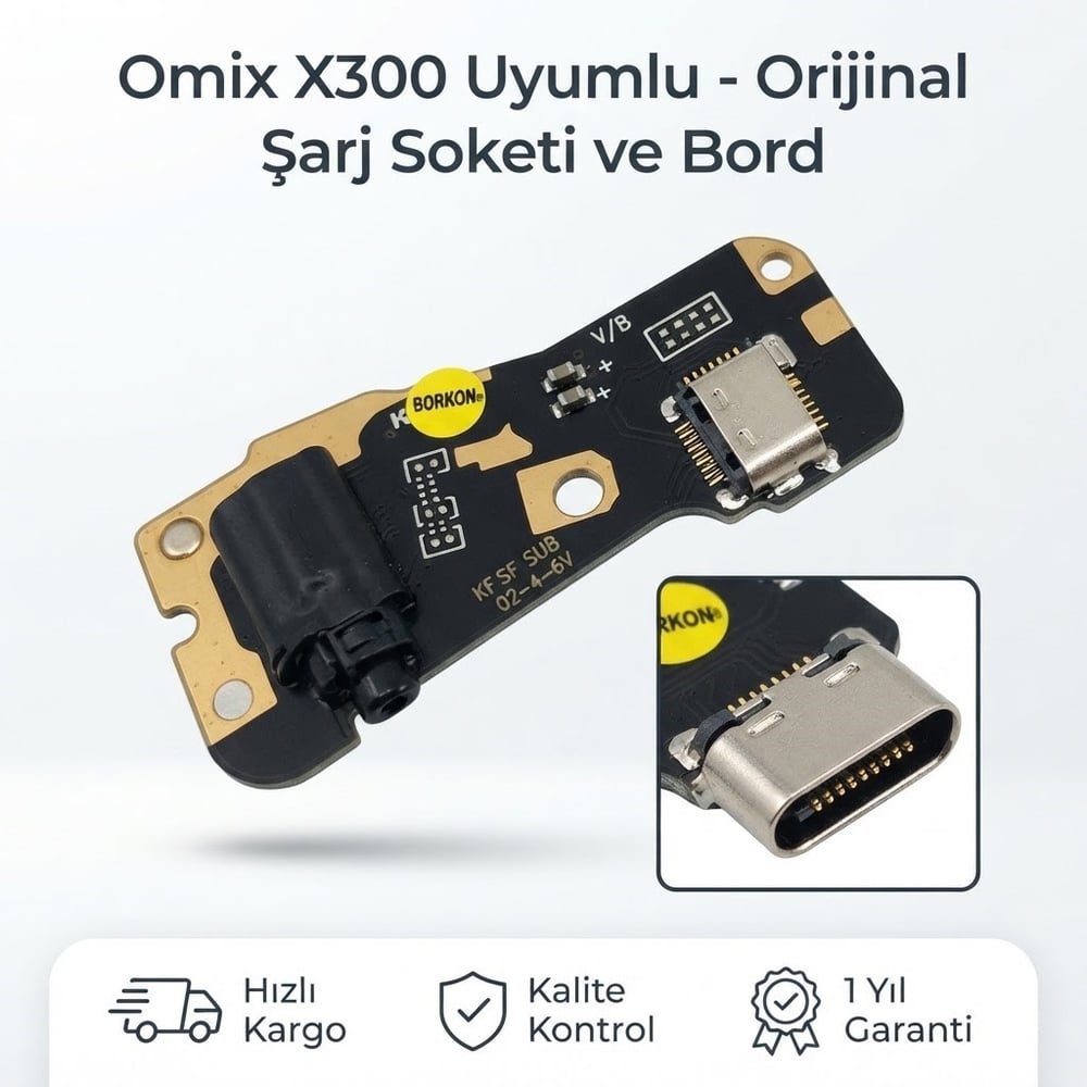 Omix X300 Uyumlu Şarj Bord