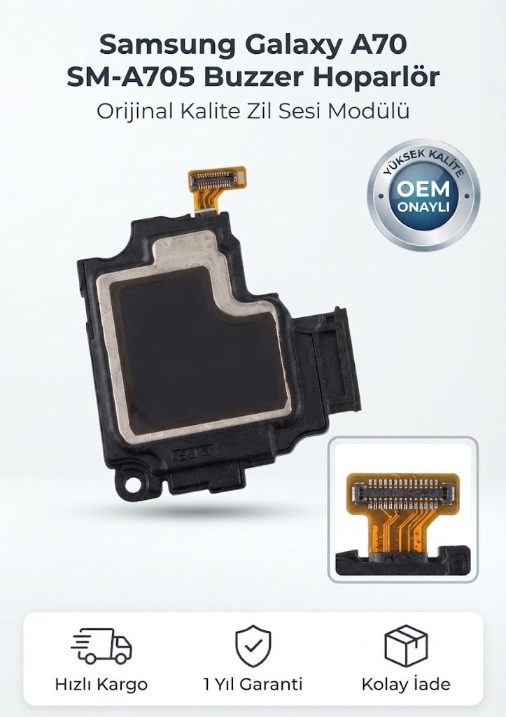 Samsung Uyumlu Galaxy SM-A705 A70 Buzzer Hoparlör