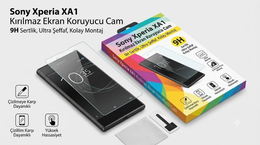 Sony Xperia Xa1 Kırılmaz Ekran Bandı