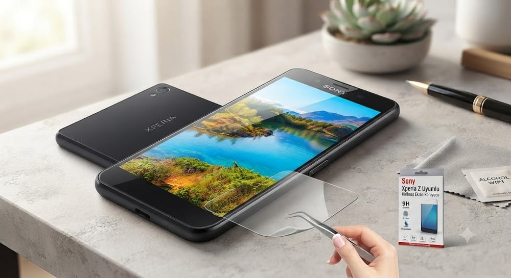 Sony Xperia Z Kırılmaz Ekran Bandı