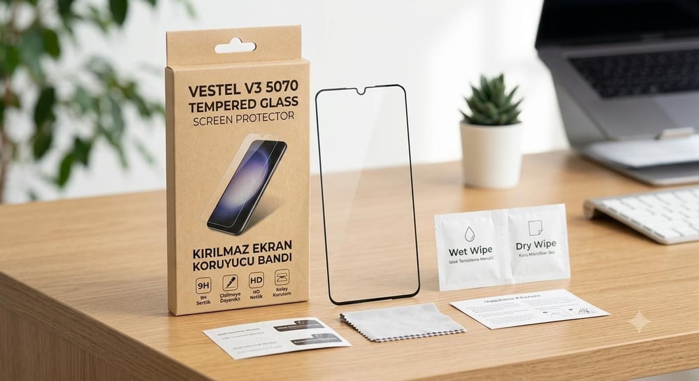 Vestel Uyumlu V3 5070 Kırılmaz Ekran Bandı
