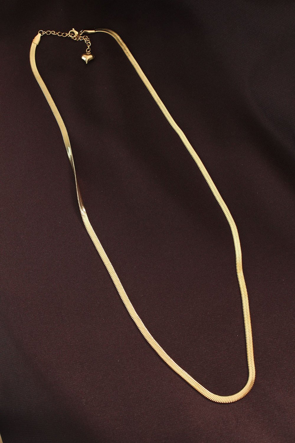 316L Çelik Gold Renk 60 cm İtalyan Zincir Kolye