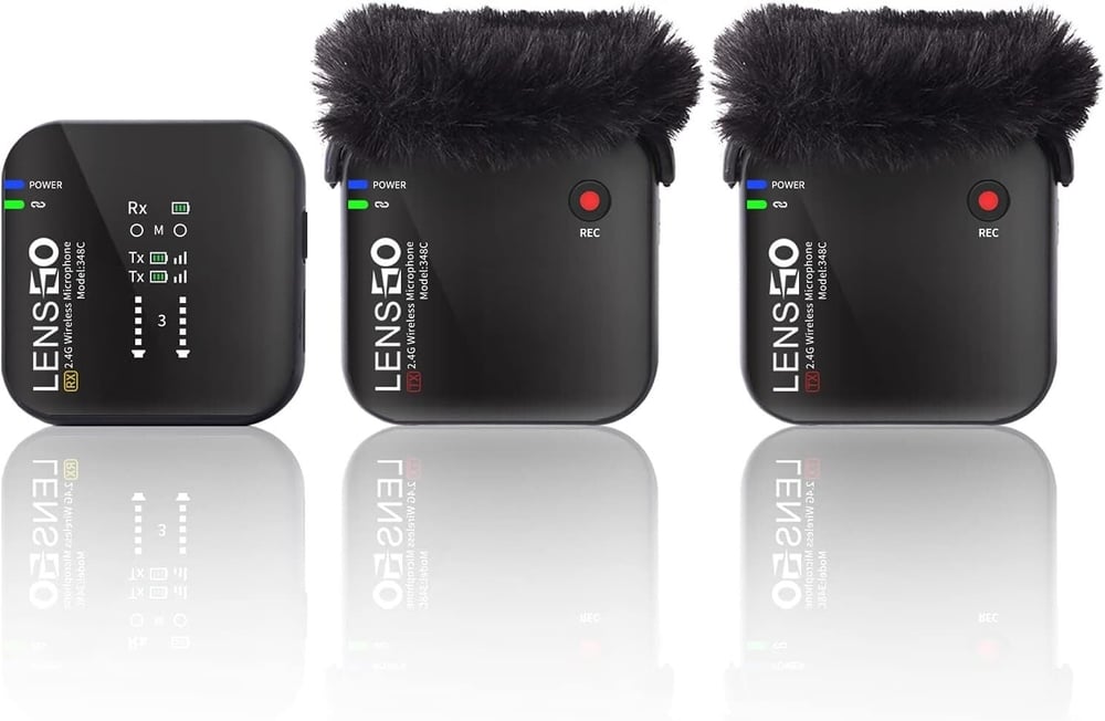 Lensgo 348C 2.4 Ghz Yaka Mikrofonu