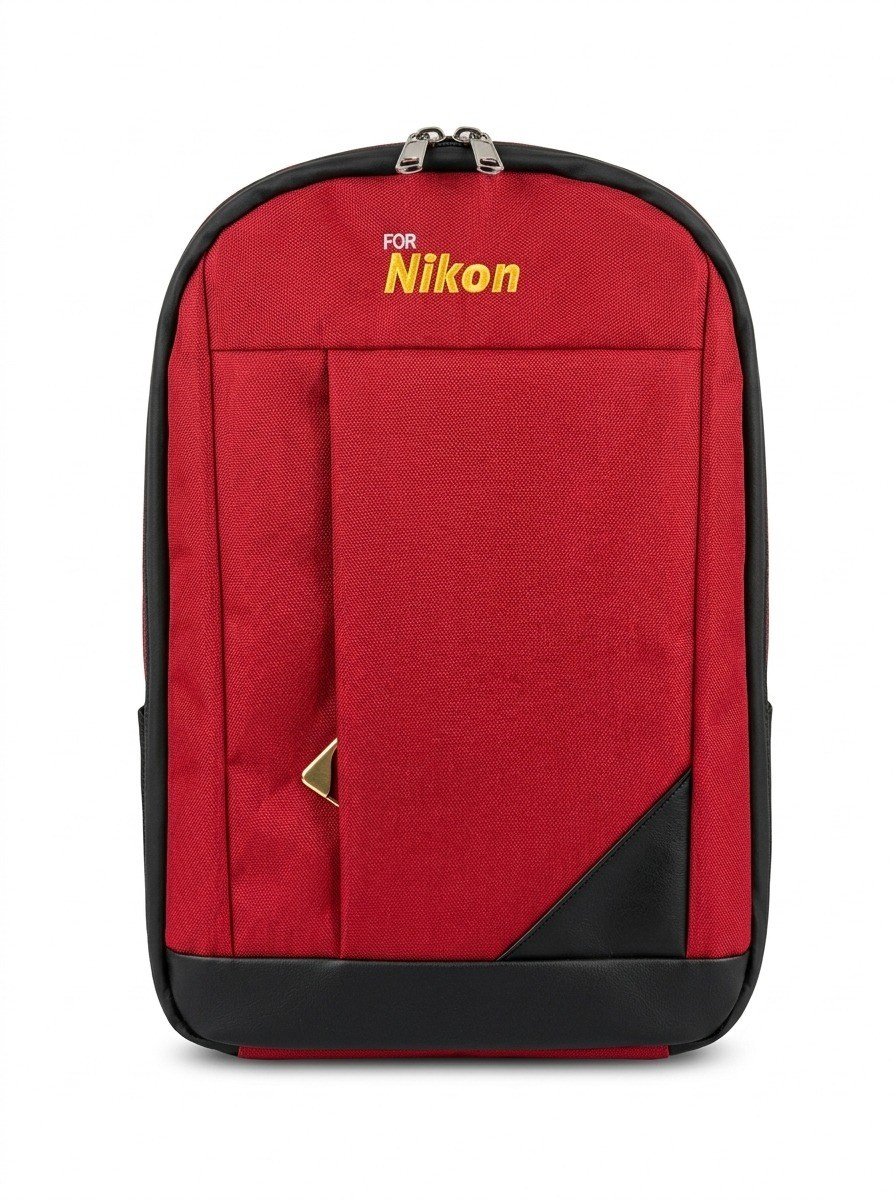 PDX Nikon Uyumlu Kırmızı Fotoğraf Makinesi Çantası