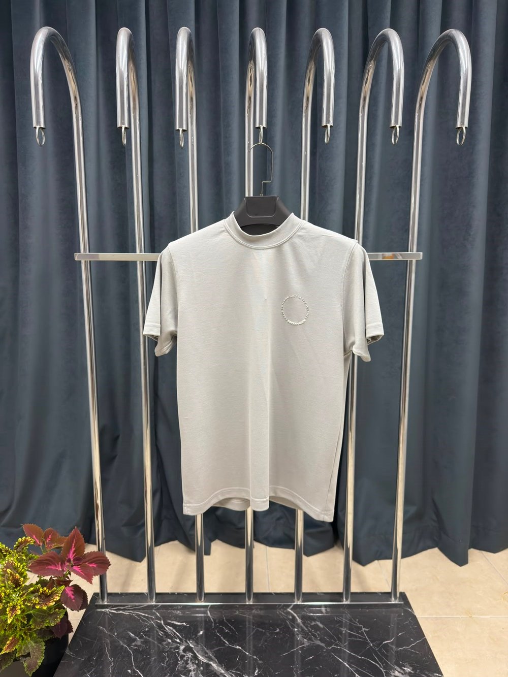 OBEC OYSHO KUMAŞ GRİ TSHIRT