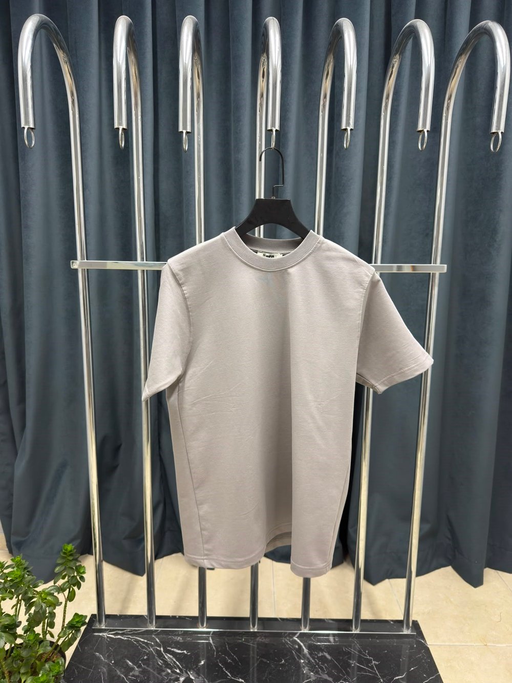 QBEC %100 PAMUK RAHAT KALIP BASİC GRİ TSHIRT