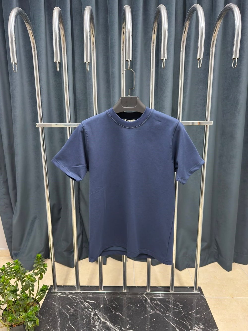 QBEC %100 PAMUK RAHAT KALIP BASİC LACİVERT TSHIRT