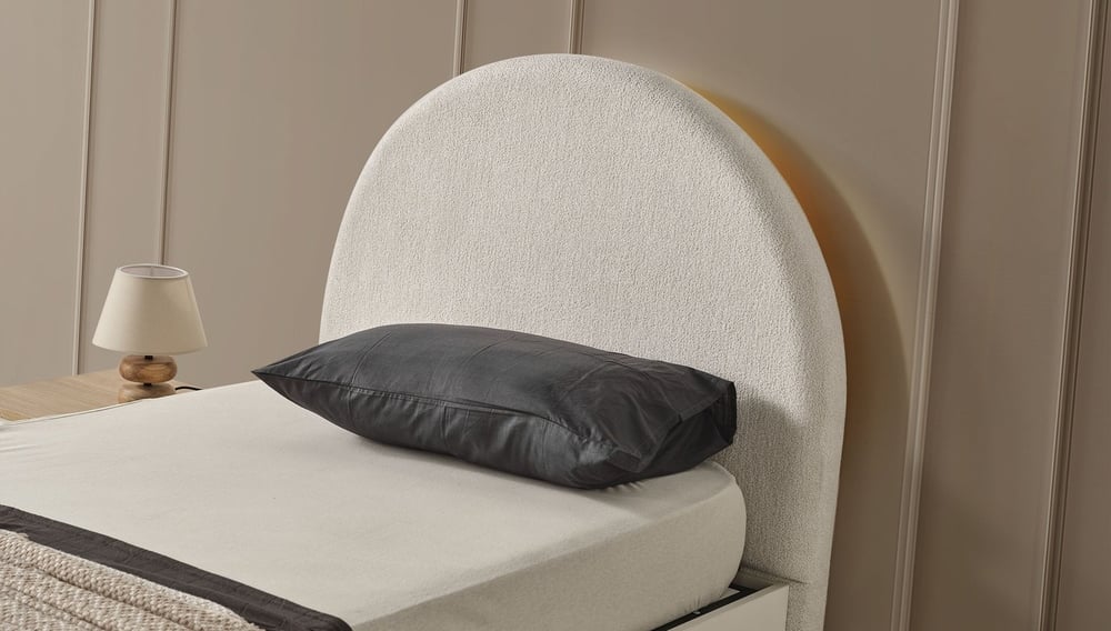 Bohem Star Genç Başlık 112 cm Sedef Krem ve Ceviz