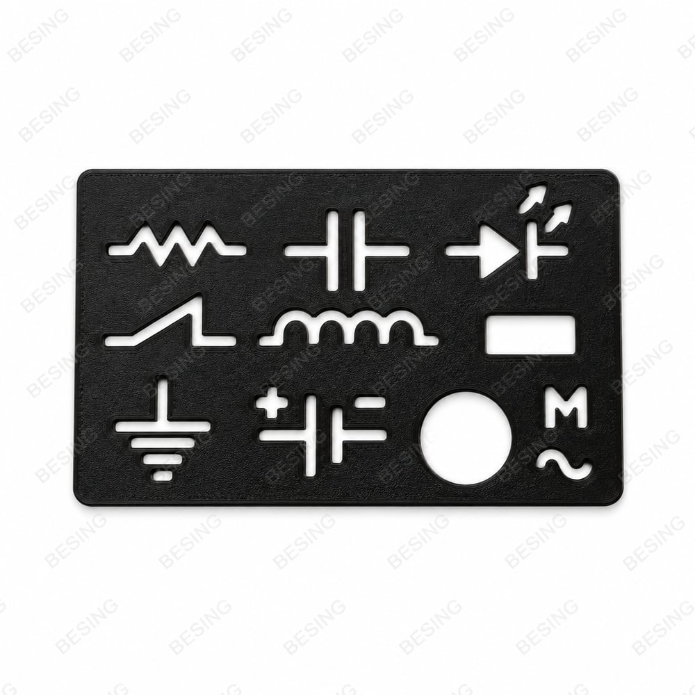 Elektronik Devre Sembolleri Çizim Şablonu – Kart Boyutu