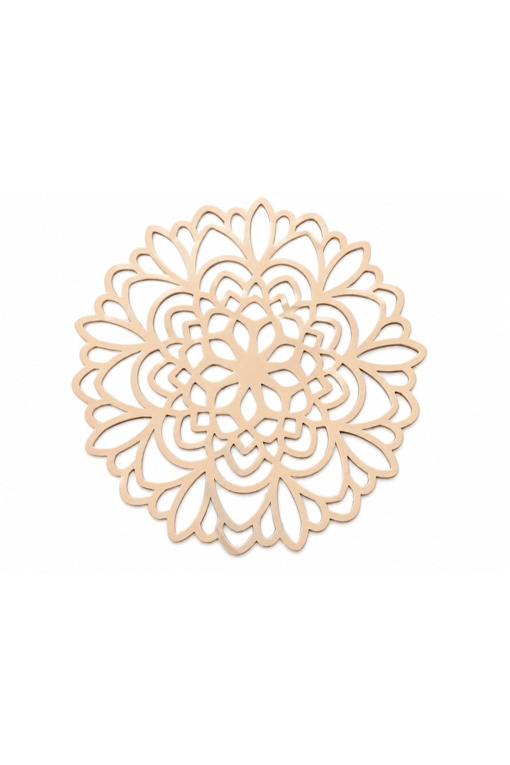 Mandala Dekoratif Duvar Süsü | Geometrik Masa ve Duvar Dekoru Şablon