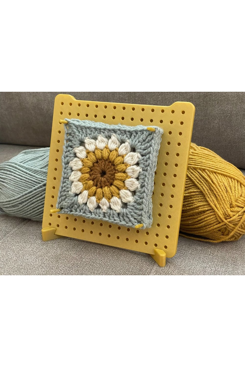 Motif Tahtası Motif Gerdirme Tahtası 18x18 (8 çubuklu) Kare Örgü Motif Aparatı