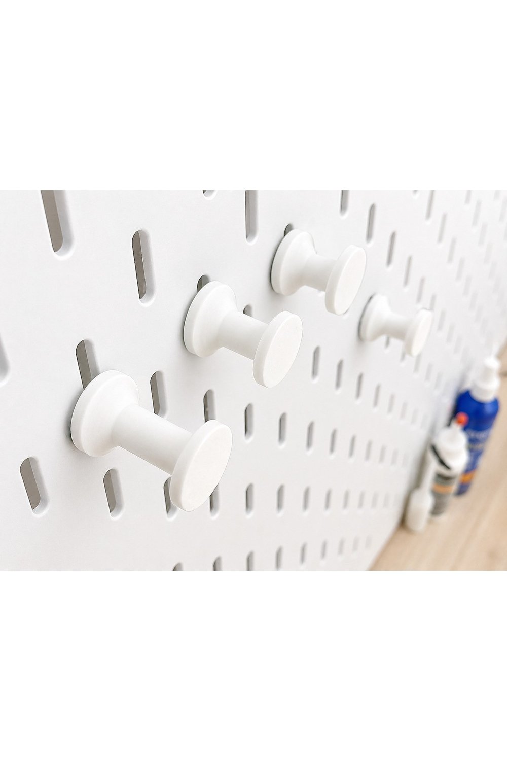 Pegboard Uyumlu Kanca 3’lü Set | 10 mm + 15 mm + 20 mm | Duvar Askı Aparatı | 3D Baskı