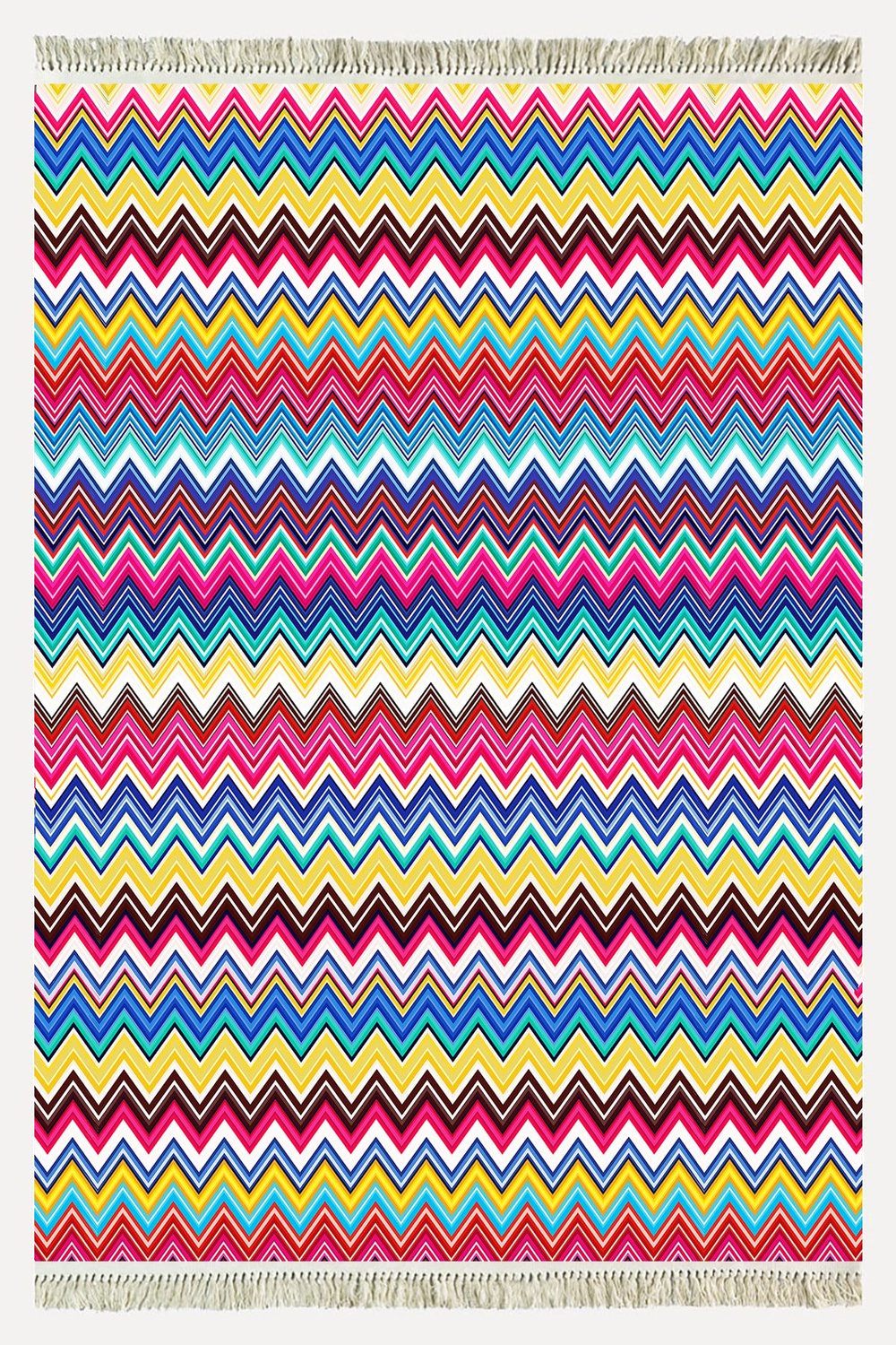 Cotton Kilim 76 Cok renkli Etnik Bohem Stil Pamuk Taban