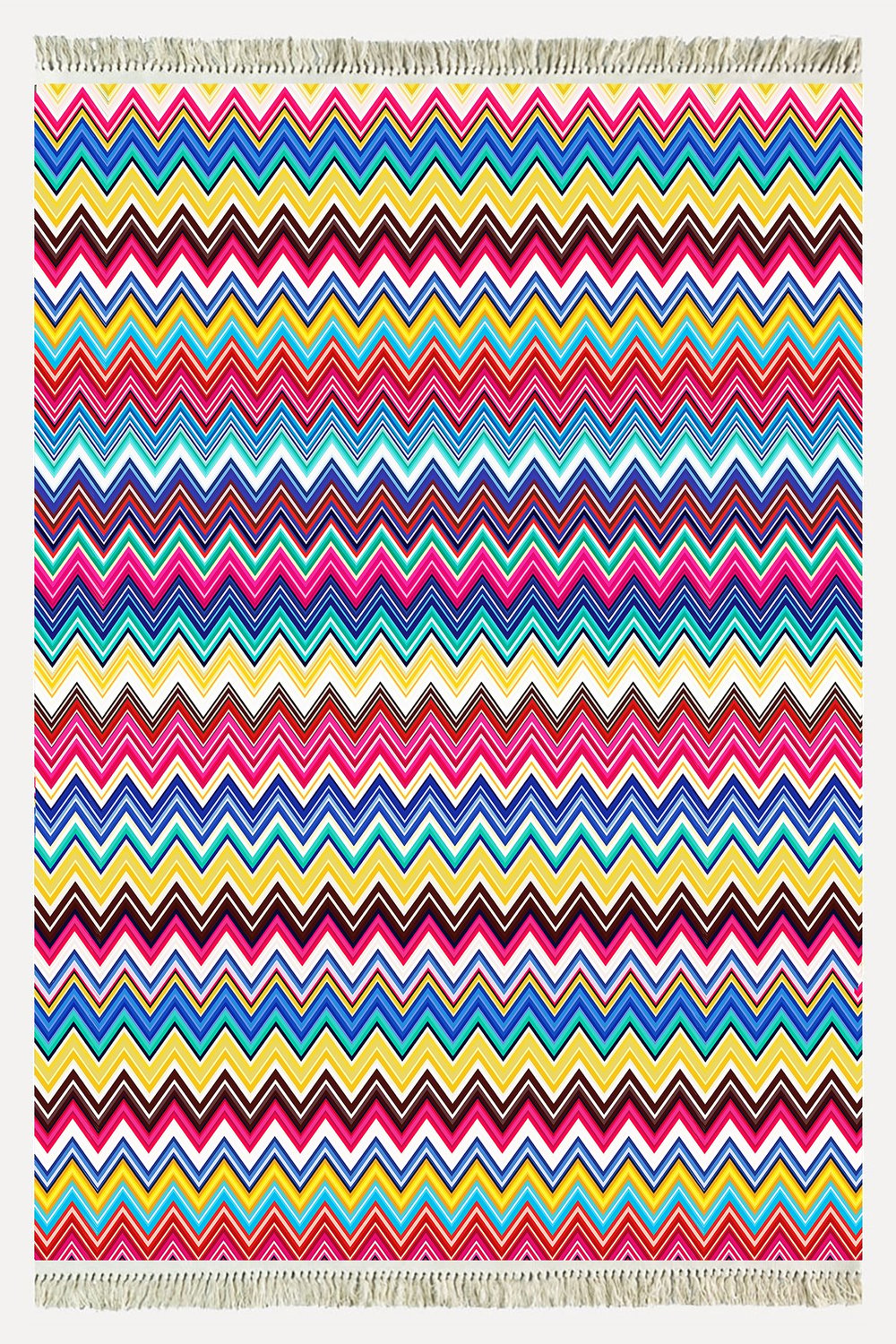 Cotton Kilim 76 Cok renkli Etnik Bohem Stil Pamuk Taban