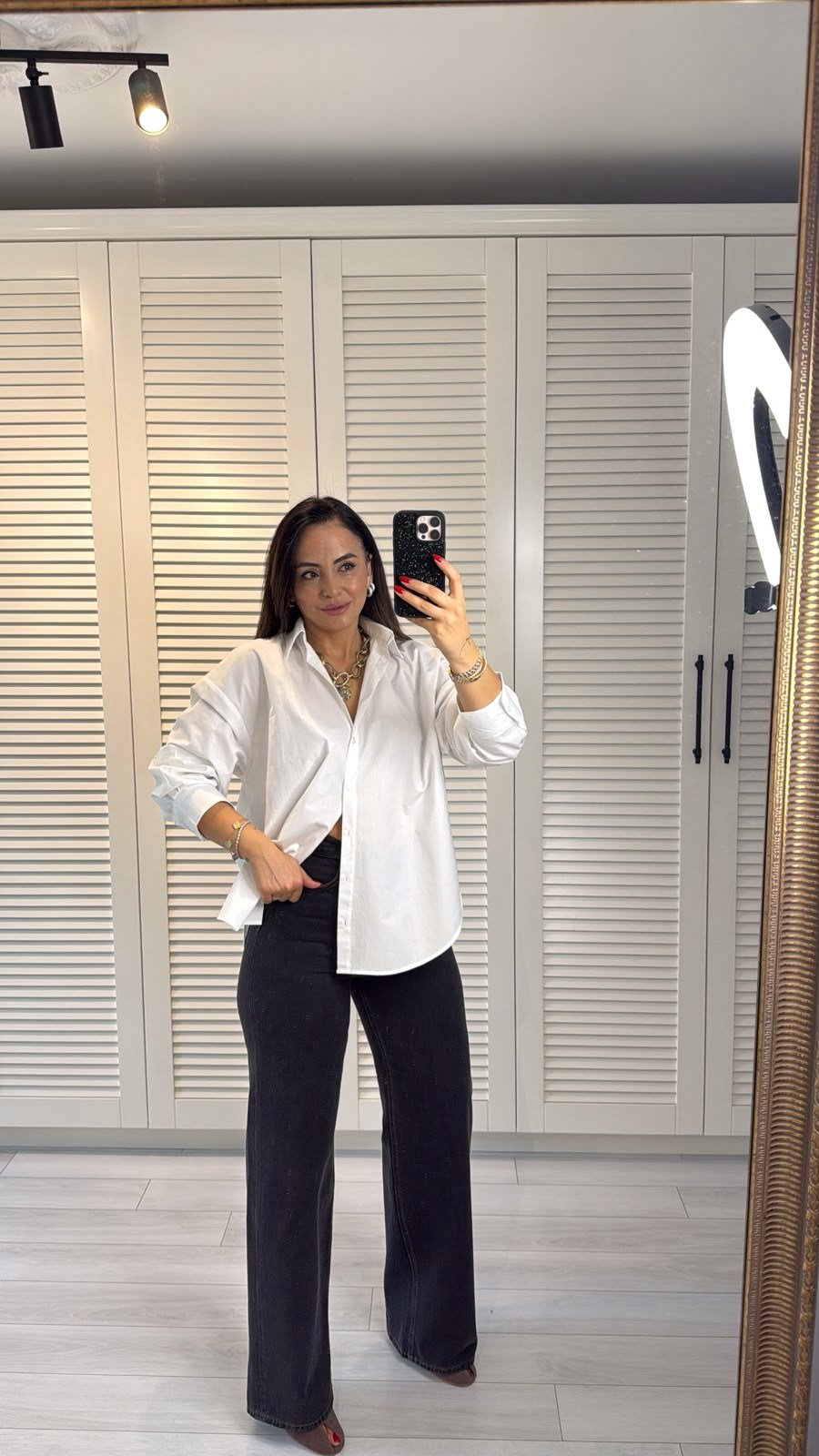 Baggy Cuffed Yıkama Jean 