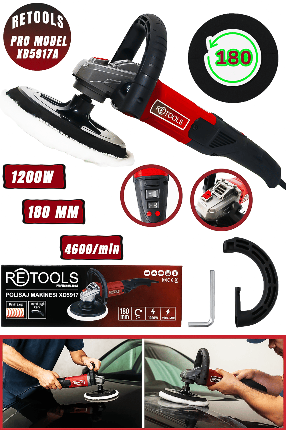 RETOOLS BORDO POLİSAJ 1200 W