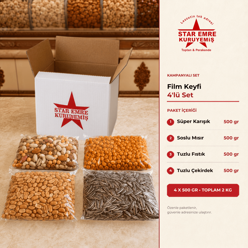 Film Keyfi 4'lü Set