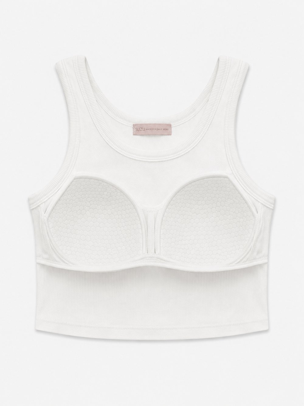 Petli  Fitilli Crop - Beyaz