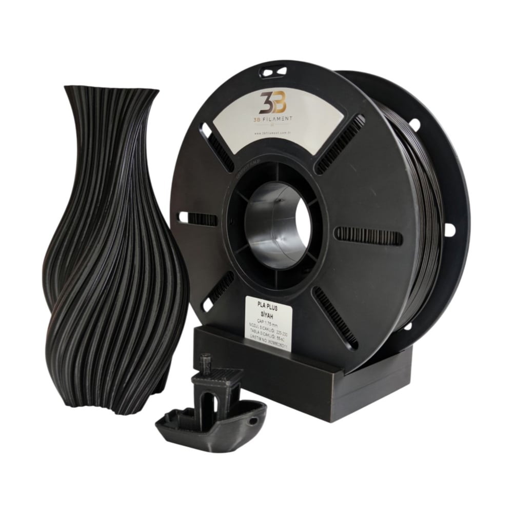 PLA+ SİYAH FİLAMENT 1.75 mm