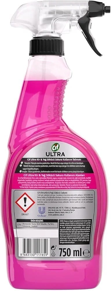 Cif Ultra Anında Etki Sakura 750 ml