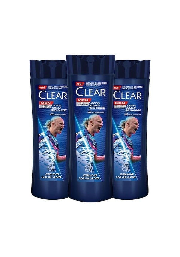 Clear Men Erling Haaland 3x350 ml Şampuan