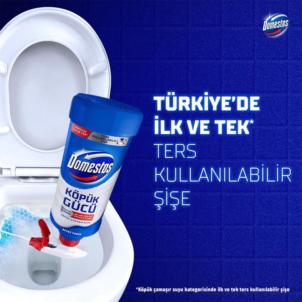 Domestos 450 ml Beyaz Sabun Köpük Gücü