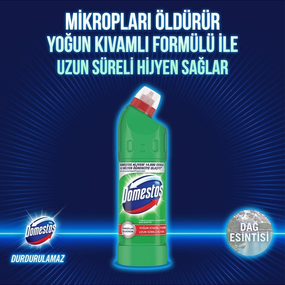 Domestos 6x750 ml Dağ Esintisi Çamaşır Suyu