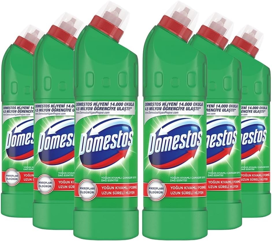 Domestos 6x750 ml Dağ Esintisi Çamaşır Suyu