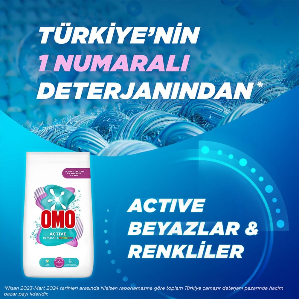 OMO 2x9 kg Renkli ve Beyazlar Profesyonel Toz Deterjan