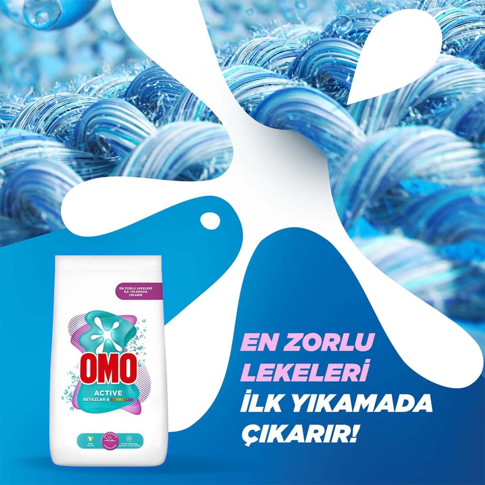OMO 2x9 kg Renkli ve Beyazlar Profesyonel Toz Deterjan