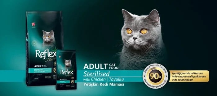 Reflex 15 kg Sterilised Tavuklu Kısırlaştırılmış Yetişkin Kedi Maması