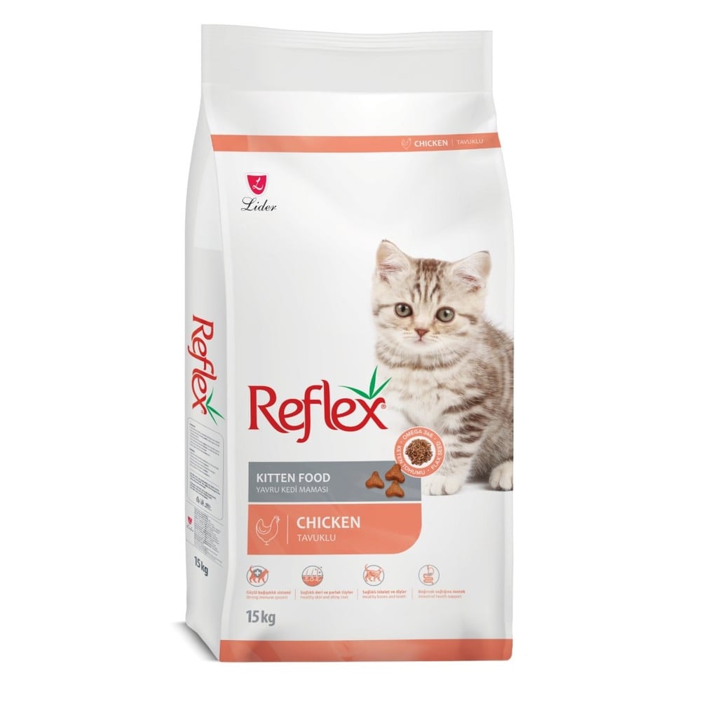 Reflex 15 kg Tavuklu Pirinçli Yavru Kuru Kedi Maması