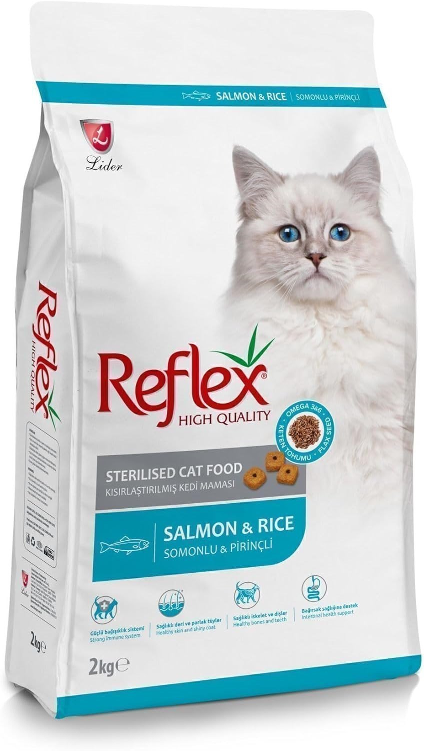 Reflex 2 kg Somonlu Kısırlaştırılmış Kedi Maması