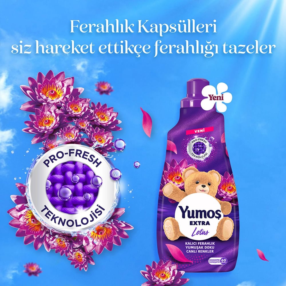 Yumoş Extra Lotus 1440 ml Çamaşır Yumuşatıcı