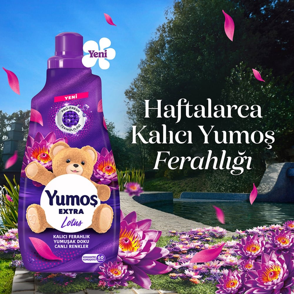 Yumoş Extra Lotus 1440 ml Çamaşır Yumuşatıcı