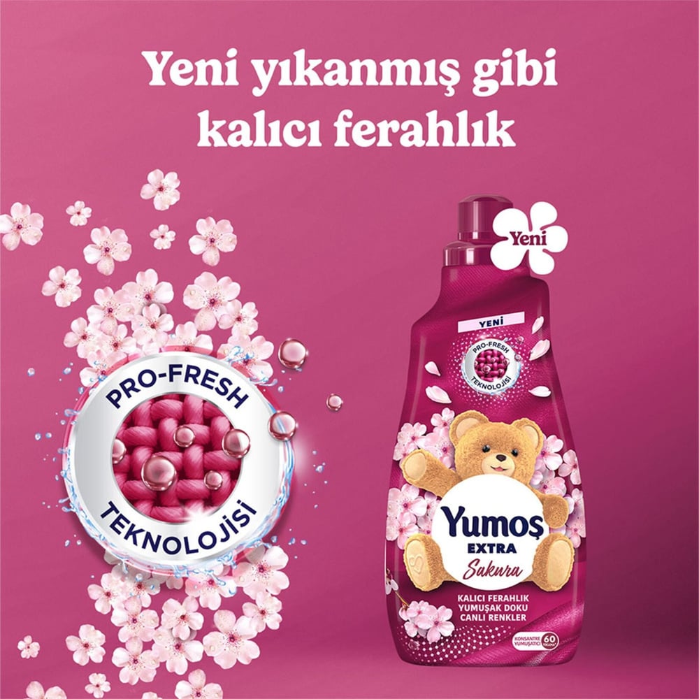 Yumoş Extra Sakura Yumuşatıcı 60 Yıkama 1.44 lt