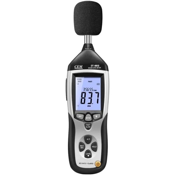 CEM DT-8852 Gürültü Ölçer ve Desibel Kayıt Cihazı