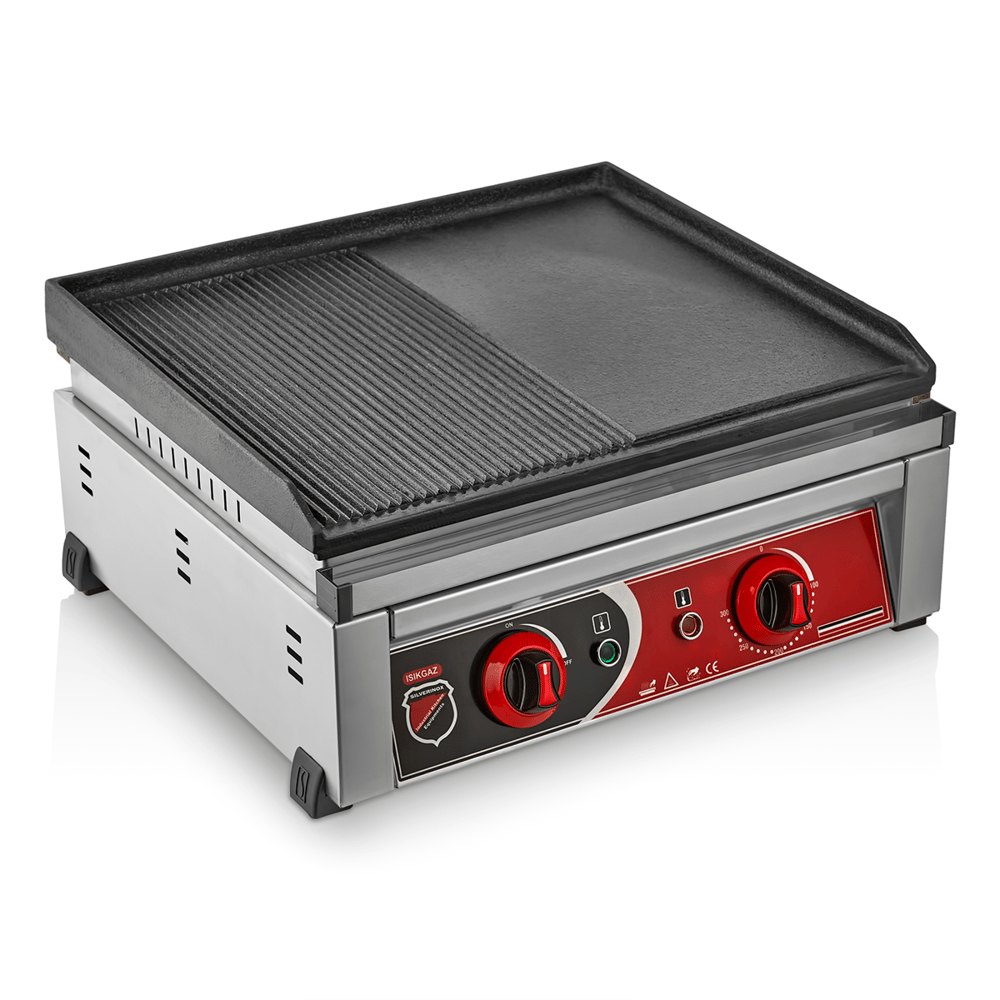 Silverinox ELEKTRİKLİ DÖKÜM IZGARA 50 cm Elektrikli Döküm