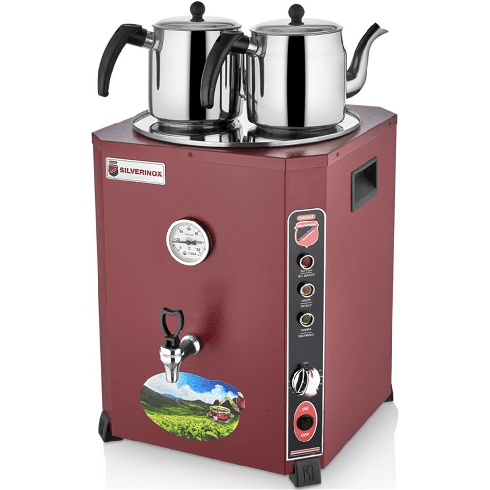 Silverinox JUMBO ÇAY MAKiNESİ KIRMIZI