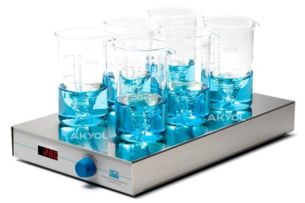 Velp Multistirrer 6´lı Dijital Manyetik Karıştırıcı