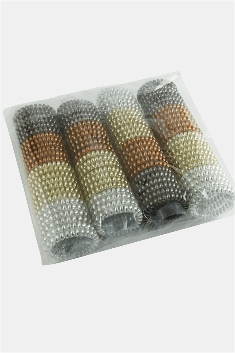 100 Adet Renkli Makarna Lastik Toka