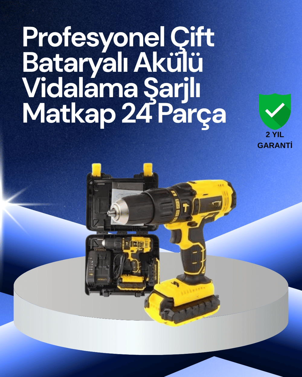 12V Akülü Matkap –Ergonomik ve Yüksek Performanslı