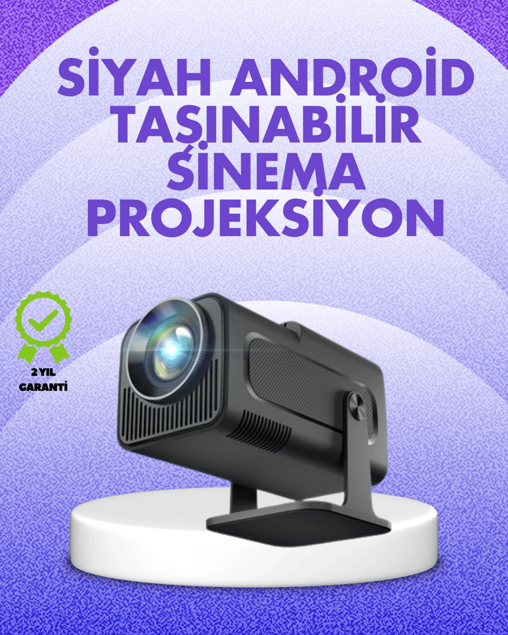 180° Dönebilen Gövde Tasarımıyla Tavan Yansıtmalı Taşınabilir Projektör